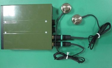 Στερεοφωνική συσκευή ακούσματος τοίχων στηθοσκοπίων με δύο αισθητήρες μέσω των στερεών δομών