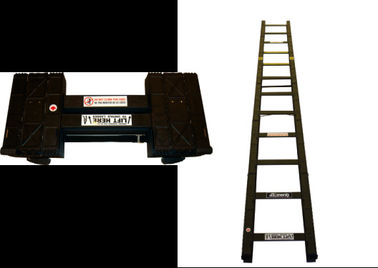 Υψηλής αντοχής σκάλα βημάτων αργιλίου πτυσσόμενη για τη διάσωση ομήρων/τους στρογγυλούς εγκληματίες