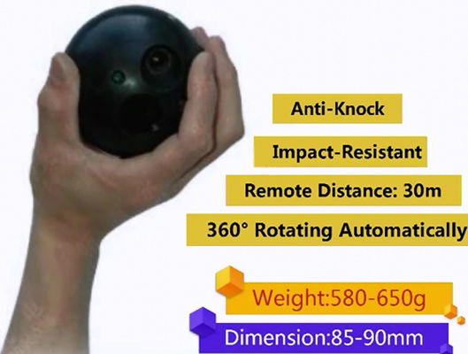 360° περιστρεφόμενος ασύρματο πραγματικό - χρονική νοημοσύνη 30m σφαίρα επιτήρησης